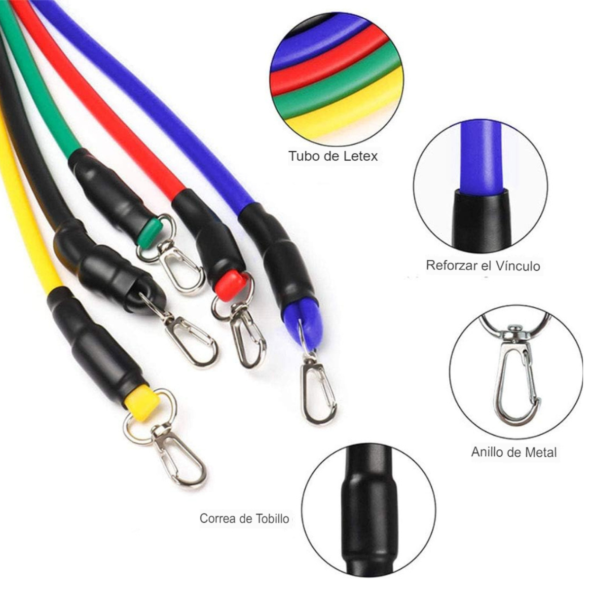 Bandas Elásticas de Resistencia Fitness