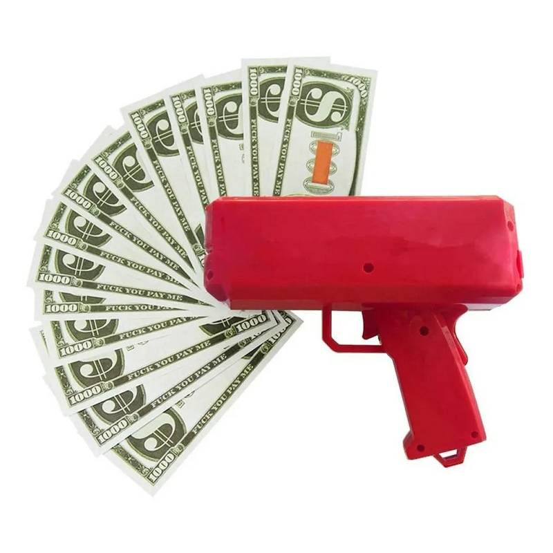Money gun lanza billetes